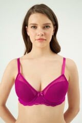 Eros Laura ERSK300  Balenli Toparlayıcı  Vişne Minimizer Sütyen