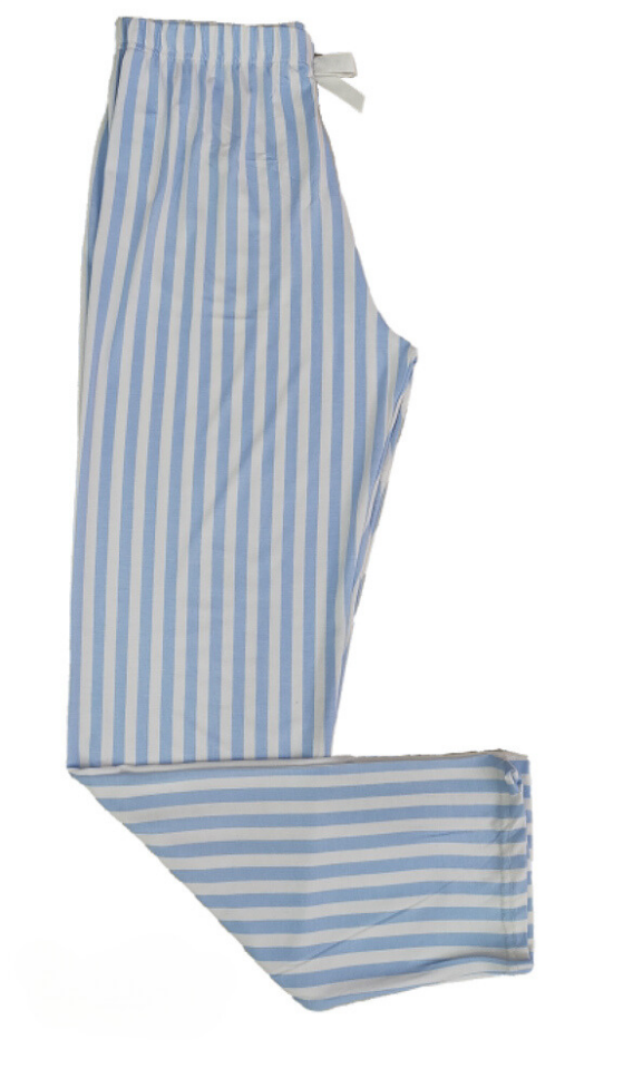 Ring Viskon  Çizgili  Süper Kalite Kadın Tek Alt Pijama