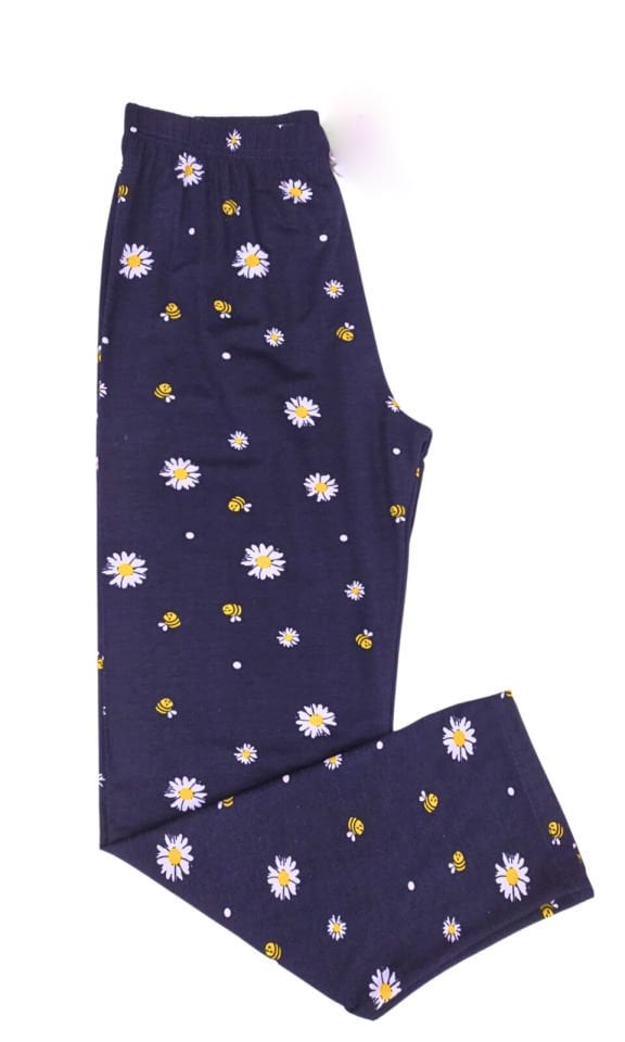 Ring Viskon  Arı Maya Süper Kalite Kadın  Lacivert Tek Alt Pijama