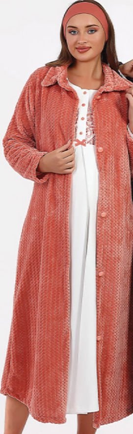 Haluk Bayram 4229 Lohusa Uzun Gecelik Sabahlık Takım